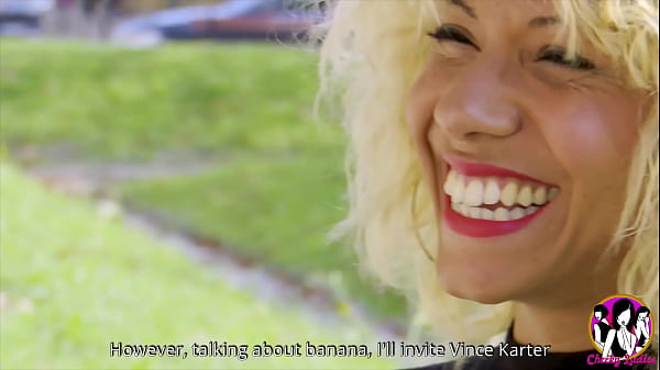 Big tits slut Rose Valérie cooks flambéed bananas then fucks with her clerk Vince Karter