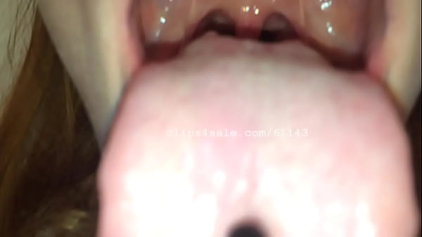 Mouth Fetish - Silvia Mouth Video 2