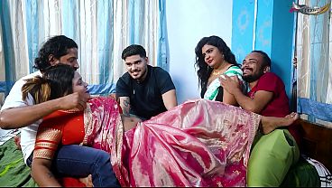 Download Video - DESI MALLU TWO BHABHI HARDCORE GROUP SEX WITH HER THREE DEBAR WHEN THEIR HUSBAND NOT AT HOME FULL MOVIE &lpar; HINDI AUDIO &rpar;