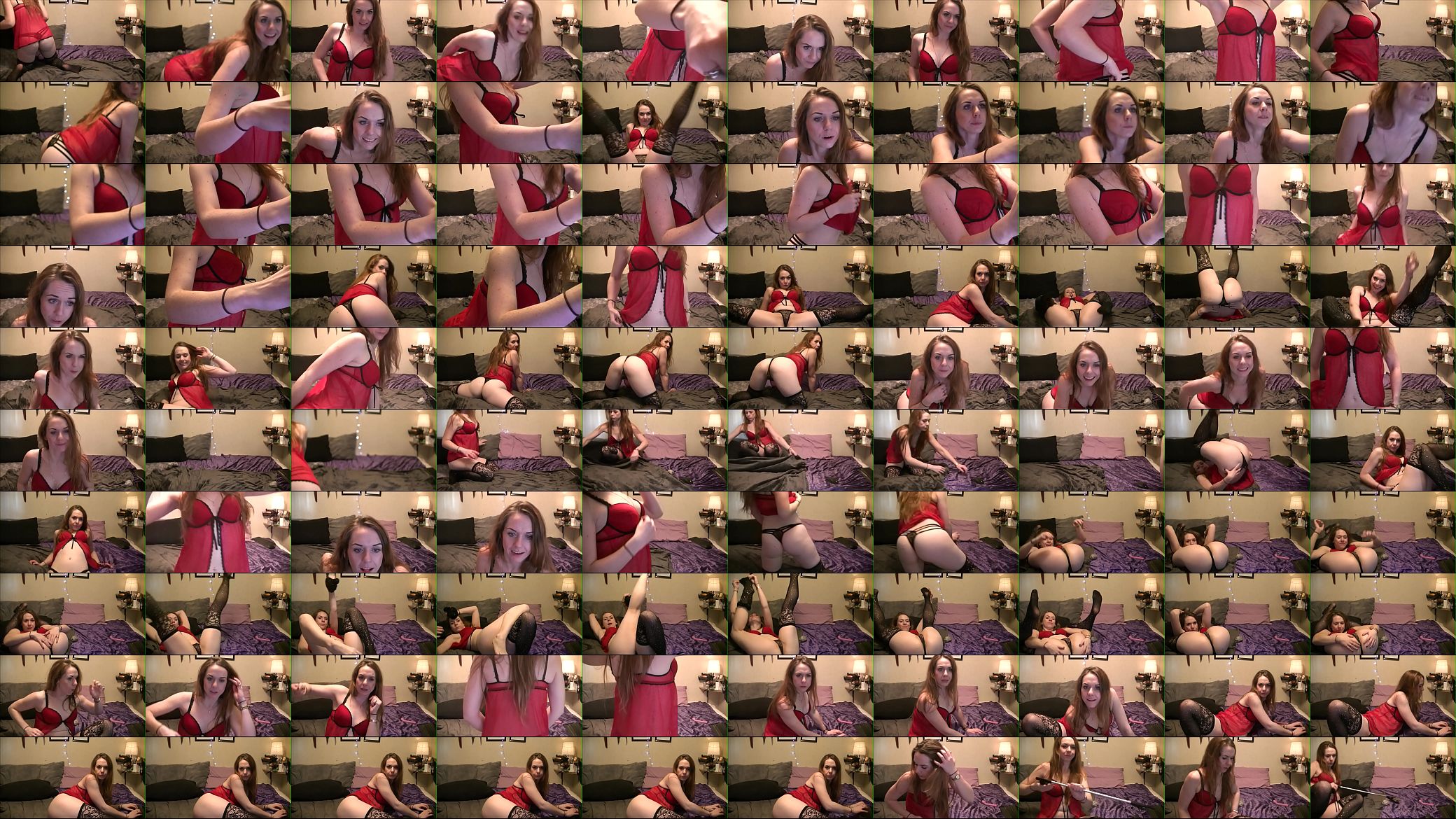 Canadian redhead and flexible babe plays live on webcam 预览图
