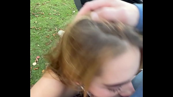 Cum Hungry hore stopped me in the forest