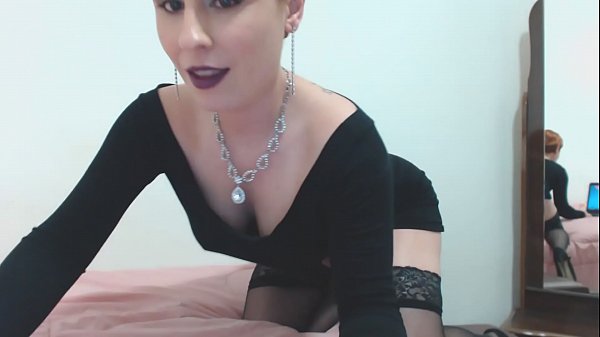 Emme White in Dress Without Panties Sticking Finger Up Her Ass