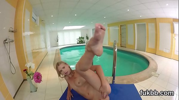 Frisky chick masturbates twat and gets licked and drilled in pov