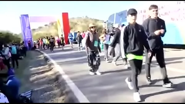 Boy and mon in the party