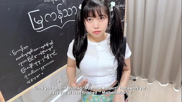 Download Video - Cute Asian Horny Girl try to seduce her Teacher &lpar; English Subtitle &rpar;