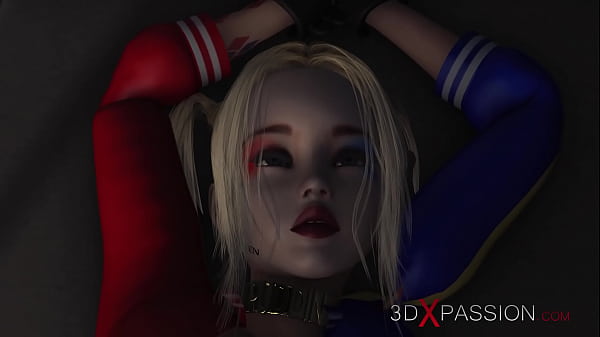 A sexy horny young blonde gets fucked hard by a man wearing batman outfit