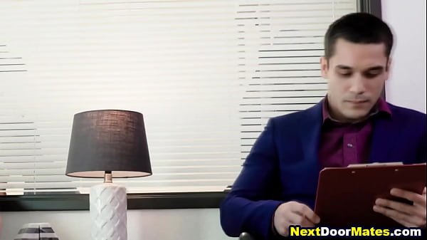 Gay pornstar barebacks heterosexual guy