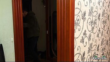 Search for decorations for the Christmas tree. Fuck in the pantry, creampie in Step Mom on Christmas
