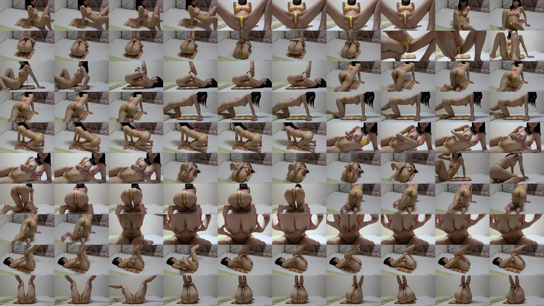 Japanese Girl in a Micro Bikini Shows Off Her Boobs 预览图