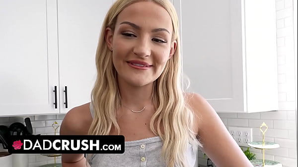 Download Video - DadCrush - Sexy Blonde Babe Mila Monet Gets On Her Knees And Swallows Stud's Cock