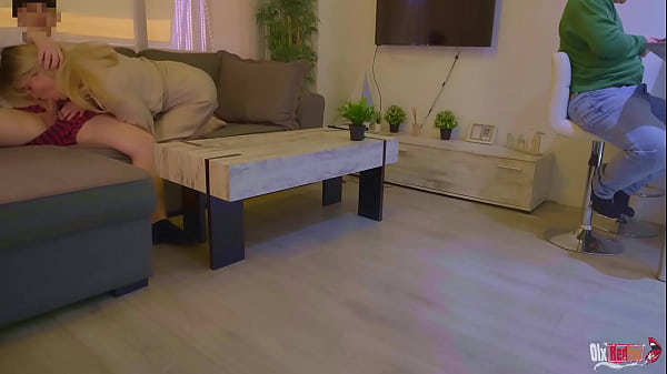 stepmom ass fuck stepson near husband (spanish version)