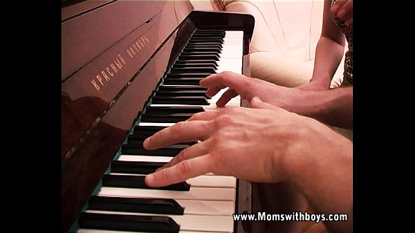 Mature Horny Piano Tutor Fucking Her Student