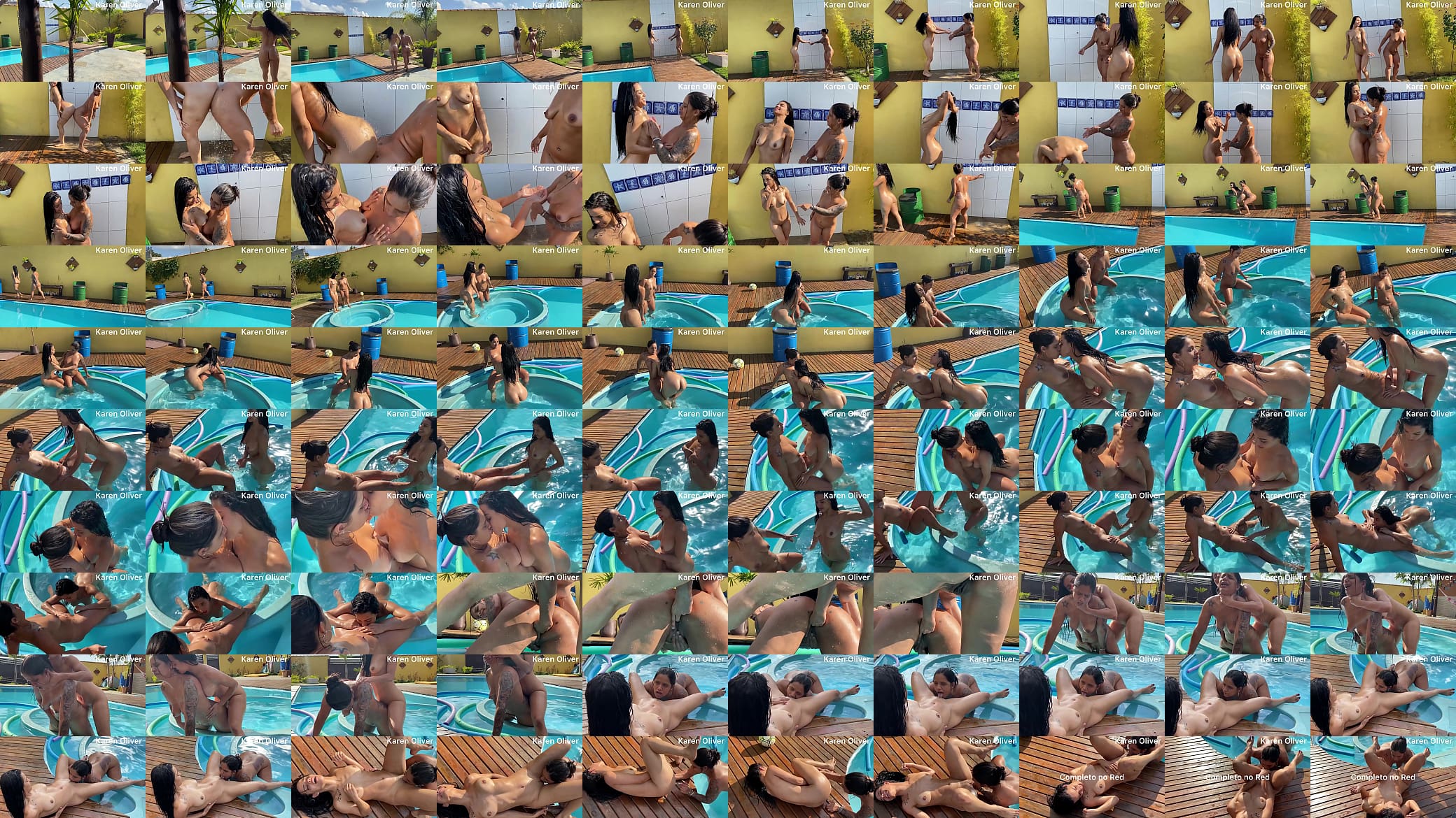 Em um lindo dia com duas belas gostosas na beira da piscina * Bruna lopesxx * 预览图