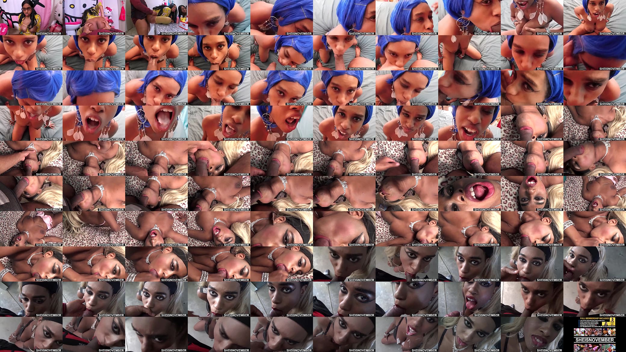 Eye Contact POV Fellatio Cock Sucking Compilations, Intense Mouth Dripping Cumshot, Large Real Titties, Brown Round Areolas, Sexy Black Geek Sheisnovember Licking Penis Head Outdoors Before Semen Ejaculation By Msnovember 预览图