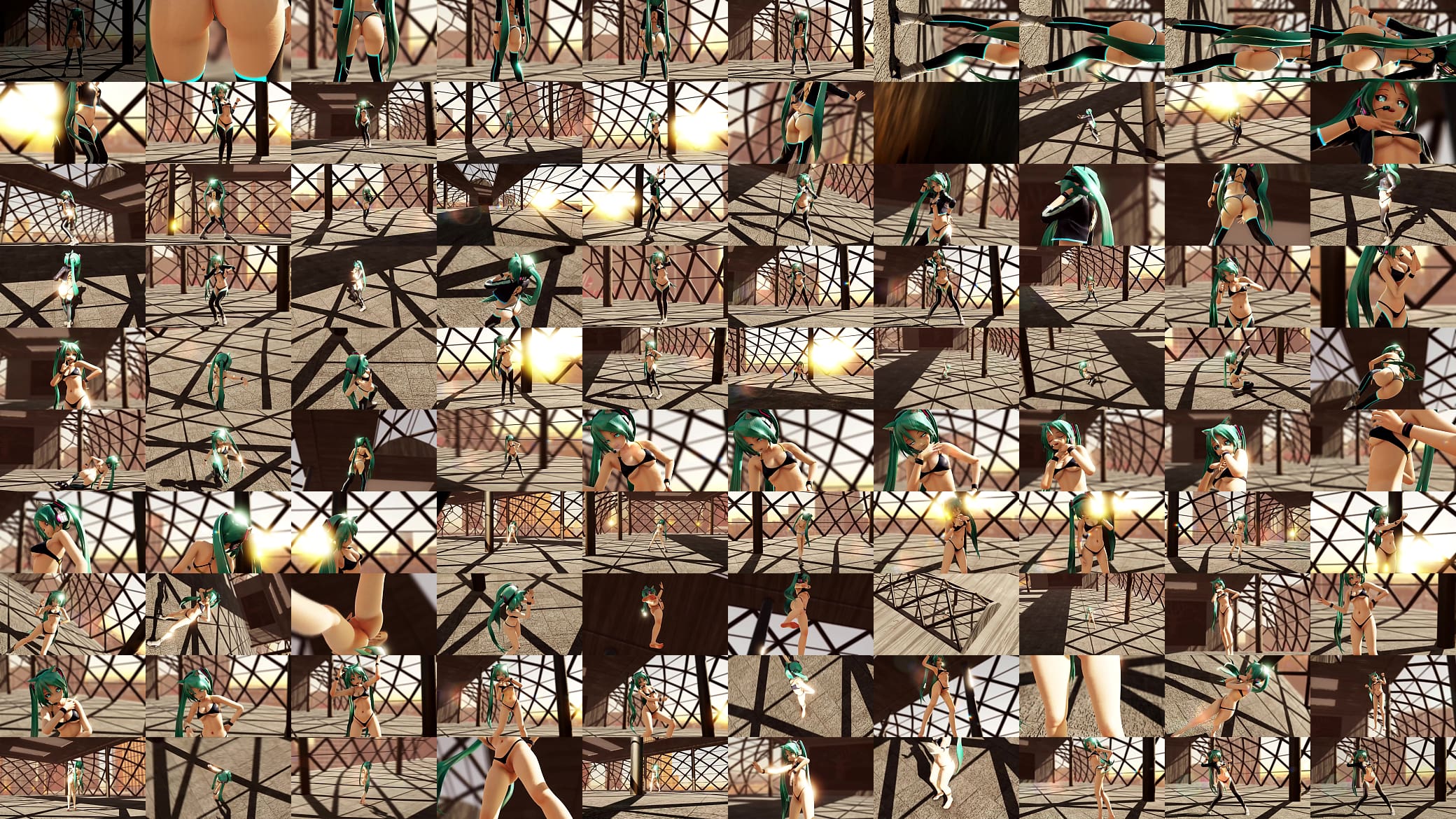 Sexy Hatsune miku MMD 预览图