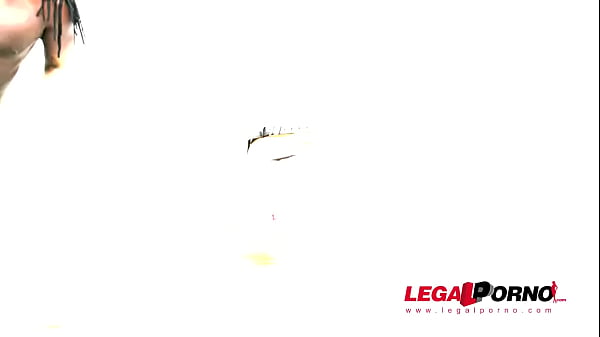 Leidy de Leon rough 5on1 fuck session with balls deep DAP & Piss Drinking SZ2558