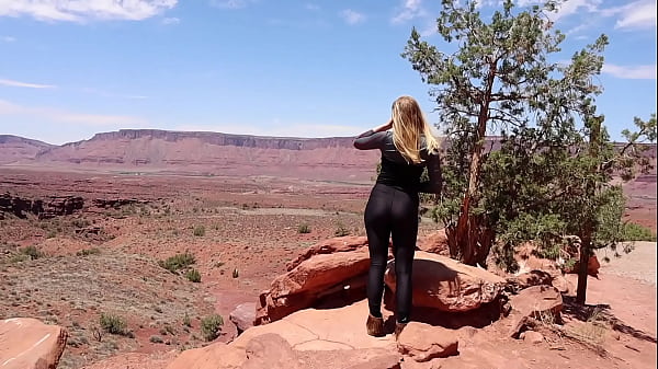 An Outdoor Encounter in Moab Cheetah Adora Rides Dick Outside Gives Blowjob Doggystyle Fucking PAWG BWC