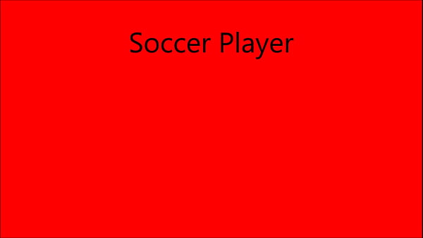 Soccer player-