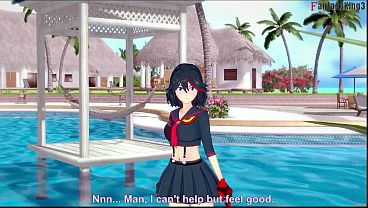 Ryuko Matoi RED POV bikini sex | Killlakill | Full & Pov version on Sheer & PTRN: Fantasyking3