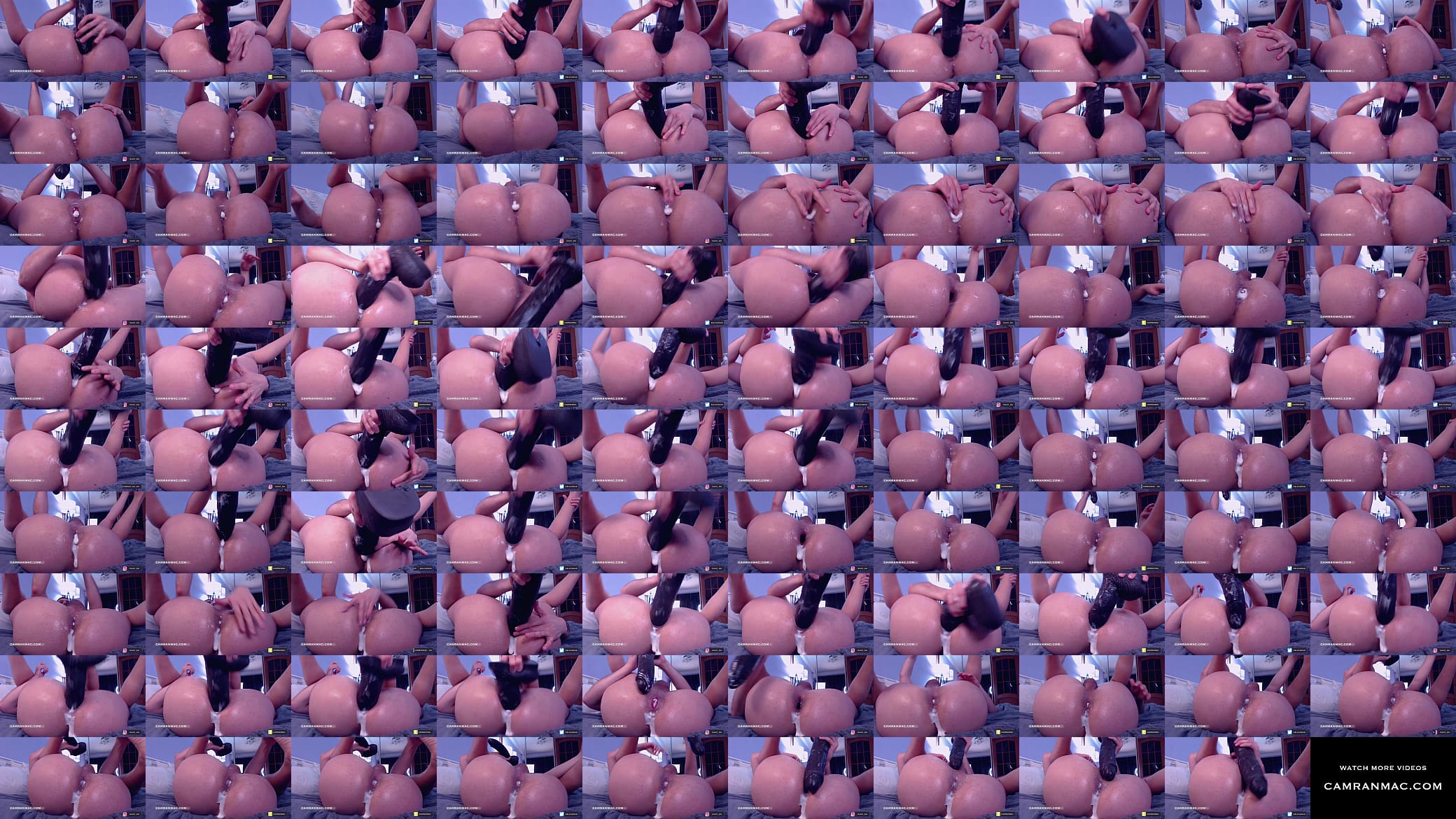 Anal orgasm with huge dildo 预览图