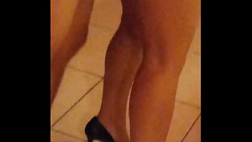 Uber driver left my pussy swollen in front of the cuckold.