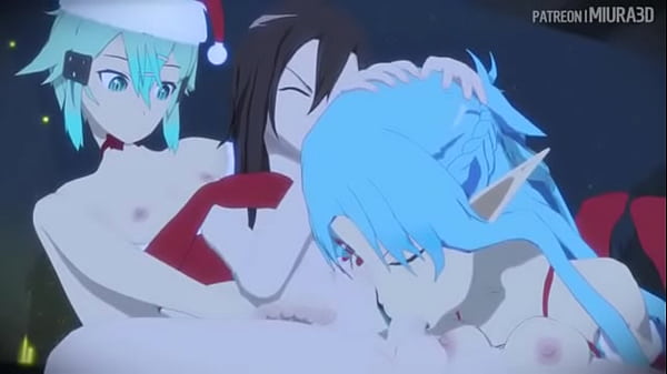 Crhismas whith asuna elf