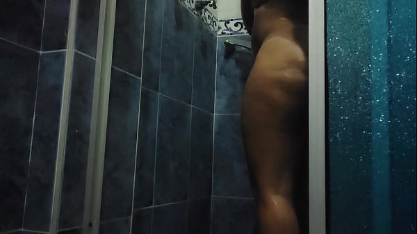 bathing my stepmother I find her in the shower