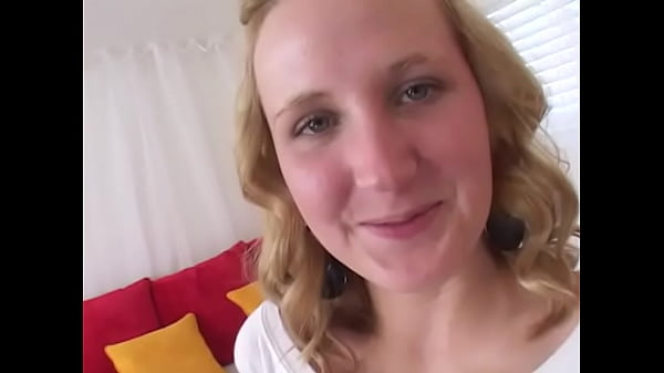 KIMBER CLARKSON Cute 19 YO Huge Cock POV Blowjob and Cum Facial - First Time on Camera!