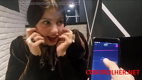 girl toch penis in public train