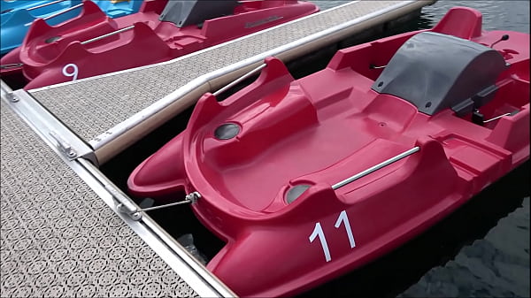 PEDALBOAT FUCK in the middle of the lake