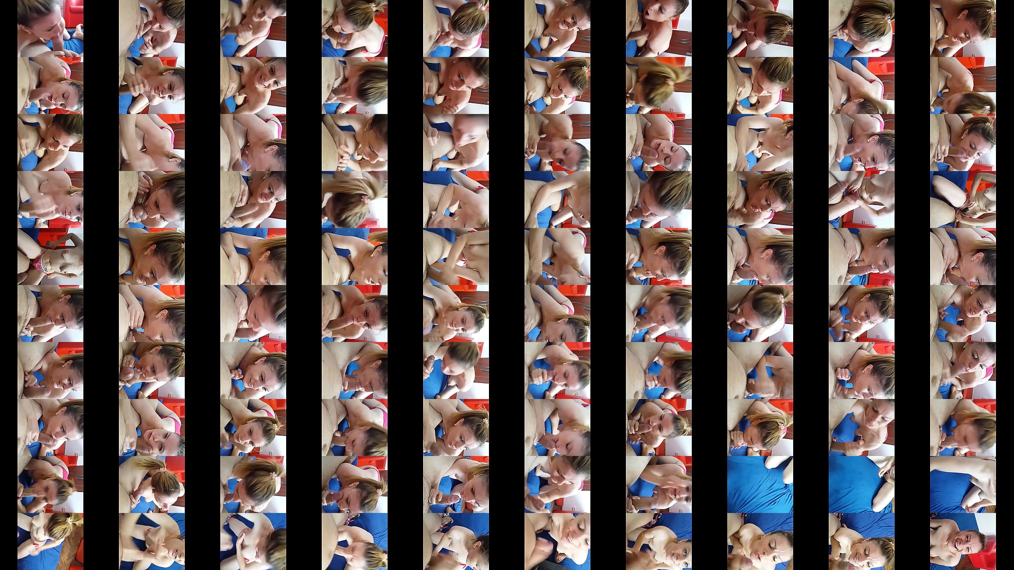 The young girl sucks her friend&#039;s dick and gets filmed. 预览图