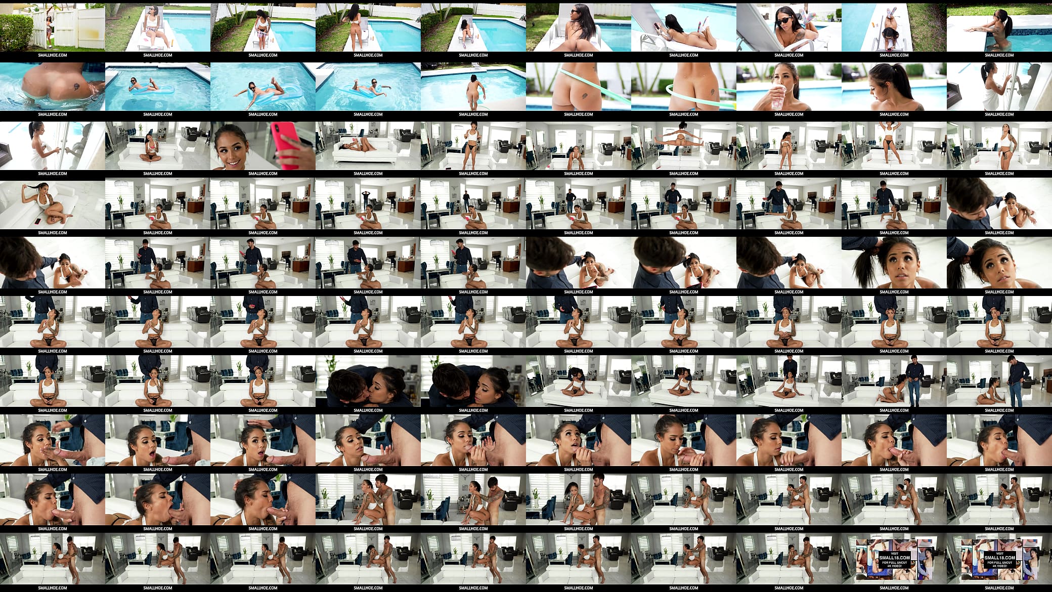 SmallHoe  -  Tiny Camila Cortez breaks into her neighbor Nade Nasty&rsquo;s pool thinking that he was out of town but while she&rsquo;s taking pictures with is phone, he catches her in the act 预览图