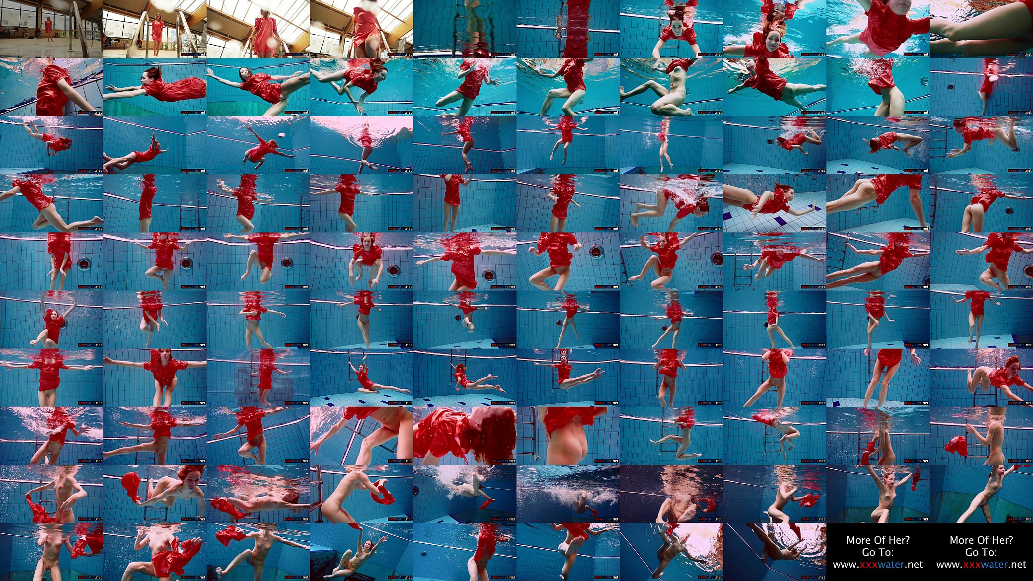 Avenna enjoys swimming in the pool 预览图