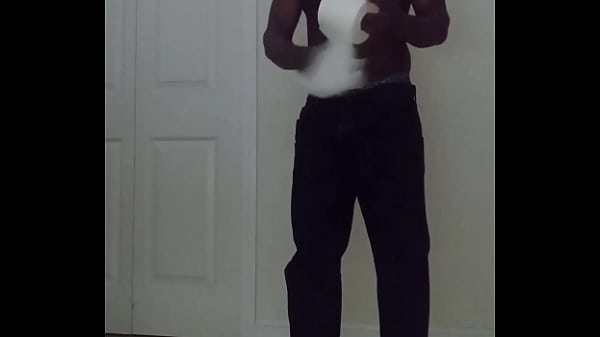 Restricted while cuming together and cleaning up after myself