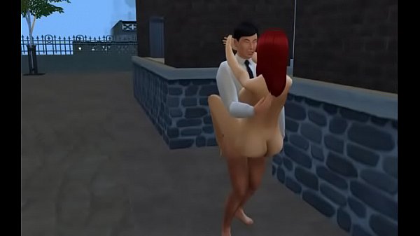 animated cheating on partner with busty redhead