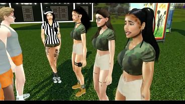 Sexy Army babes banged by Nerds