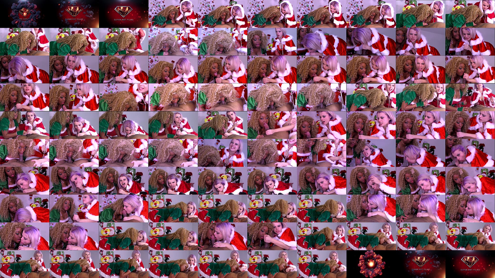 Don Whoe love to celebrate Christmas with 2 Lips on his Dick Nadia White vs Nina Rivera 预览图