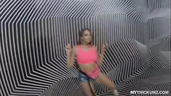 Beautiful big round teen ass rides hard cock