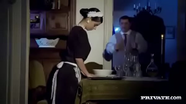 Jessyka the Maid Gets a Hard Anal Pounding While Setting the Table