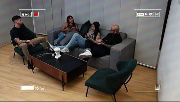 A beautiful Latina with a round butt secretly has sex with her best friend's boyfriend, and they're caught on camera