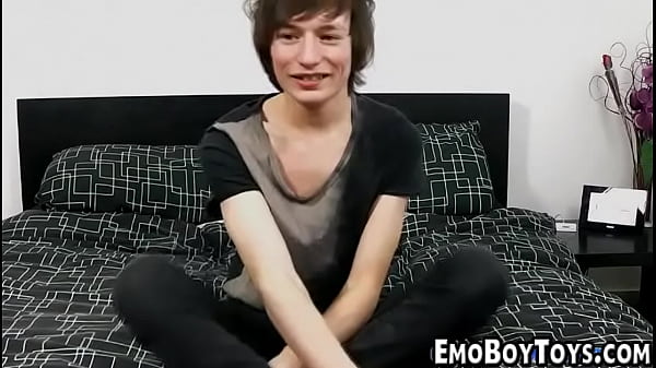 Twink gets naked and jerks off