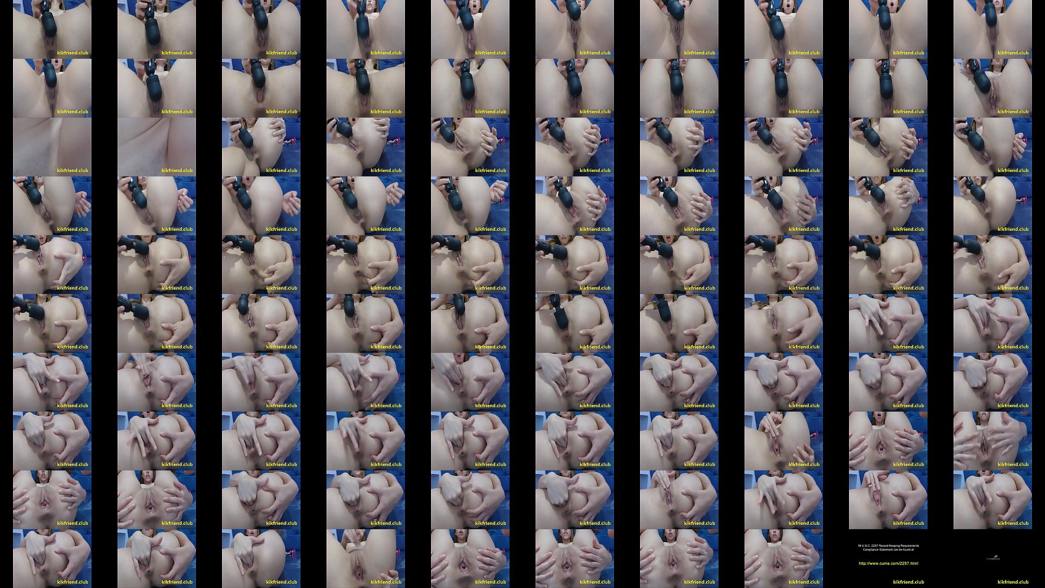 Blonde Babe on Webcam Anal Masturbation KIKFRIEND.CLUB 预览图