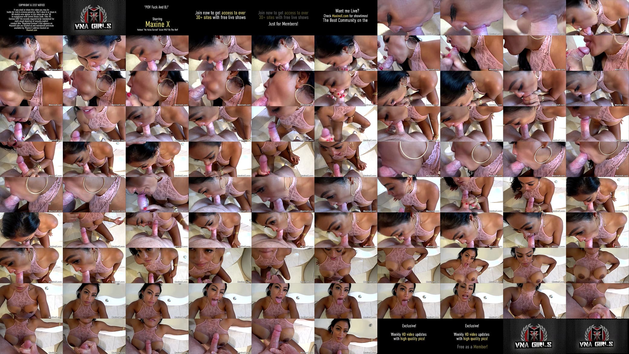 Big Boobed Asian Beauty Maxine X Mouth And Pussy Fucks That Wide Cock! 预览图