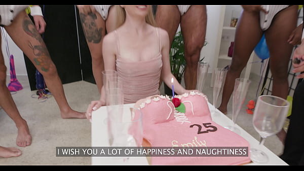 Birthday Party, 7on1, Emily Belle, ATM, Balls Deep, DAP, Rough Sex, Big Gapes, Facial, Swallow GIO2256