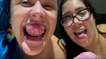 Competition to see who can swallow the most dicks.