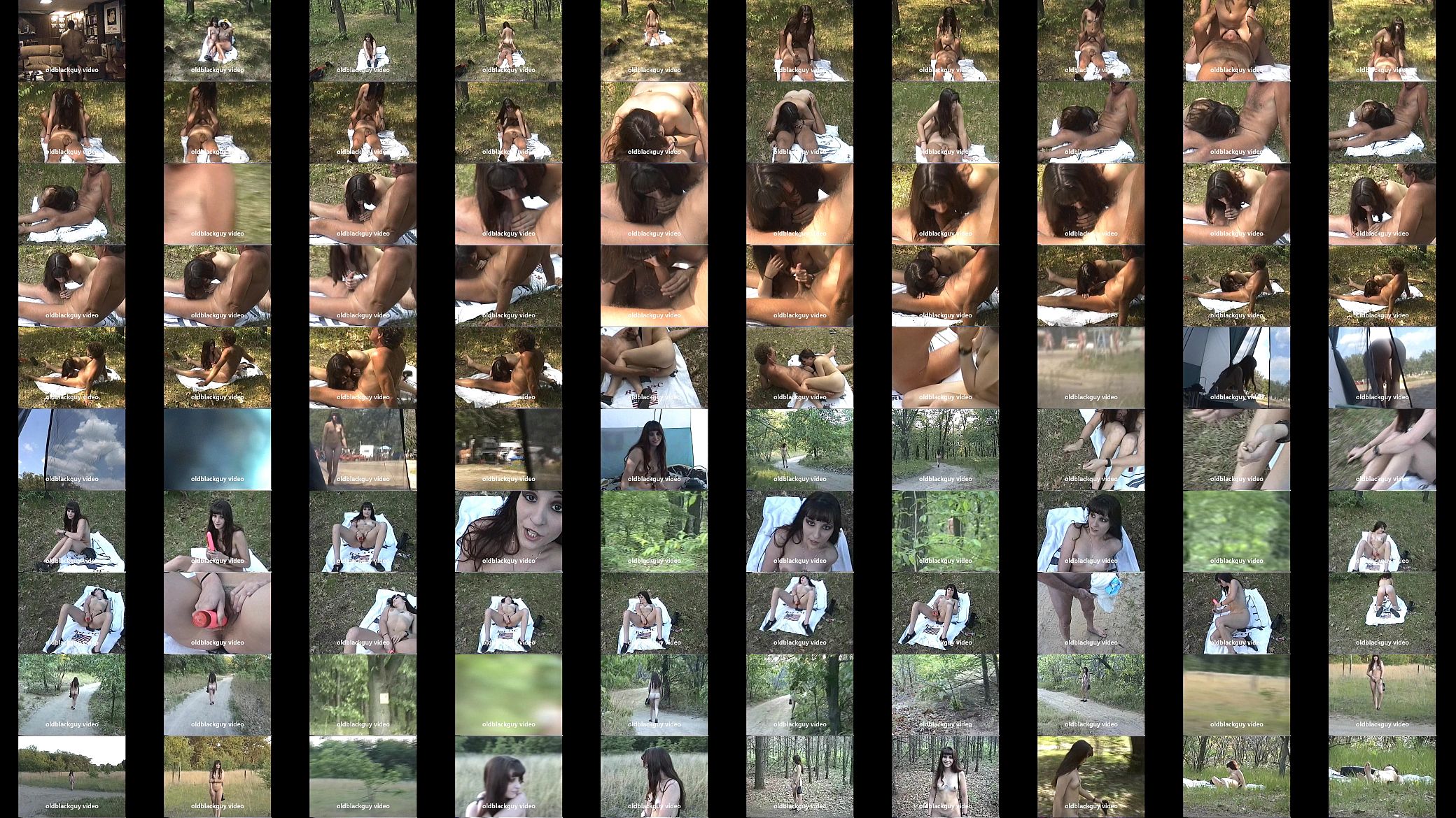 oldblackguy takes danielle to the nudist camp PART 2 预览图