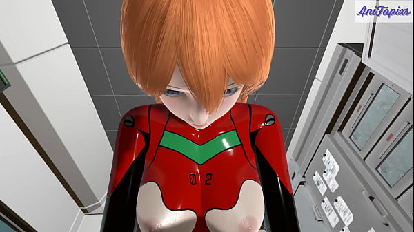 Aska Rode My Dick Instead Of The Mecha - 3D HENTAI