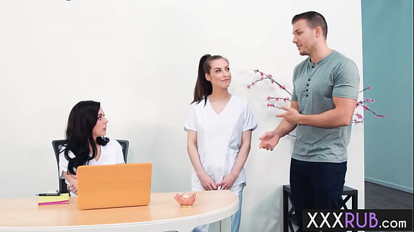 Two hot babes Whitney Wright and Spencer Bradley shared clients big dick