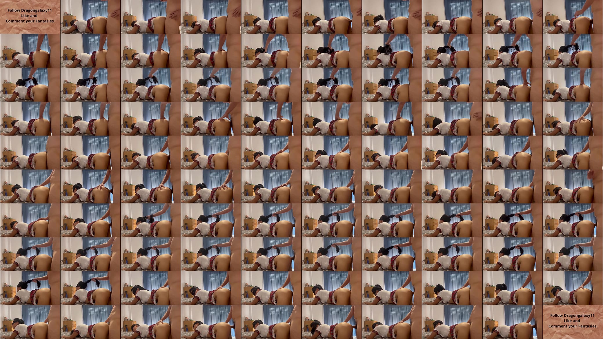 Anal sex in doggystyle in slow motion 预览图