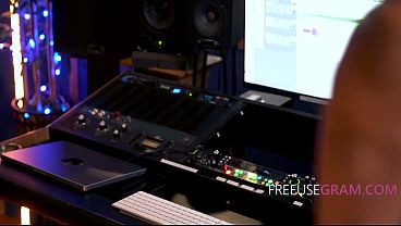 Latina Singer Learns The Power Of Music Producer (Freeuse)